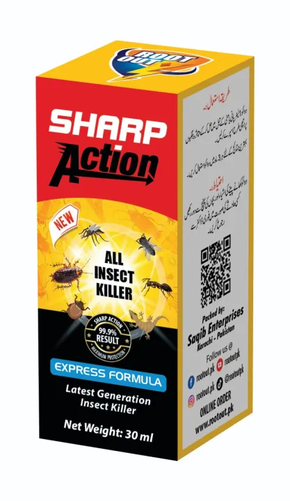 Insect Sharp Sharp Action All Insect Killer Liquid- 30ml- ROOTOUT inscet killer ...