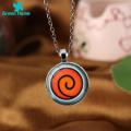 Green Home Fashion Necklace Geometric Boy Girls Jewelry Gifts Anime Necklace. 