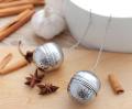 Spice, Herb,Tea and Seasoning Filter Ball with Hanging Hook - Stainless Steel Ball Tea Infuser Mesh Filter Strainer w/hook Loose Tea Leaf Spice Ball with Rope chain Home Kitchen Tools. 