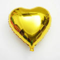 GOLDEN HEARTS FOIL BALLOON ( PACK OF 5 GOLDEN HEART SHAPE FOIL BALLOON ). 