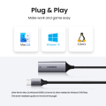 UGREEN USB C to Ethernet Adapter RJ45 to Thunderbolt 3 Type C Gigabit Network LAN Converter 10/100/1000Mbps for MacBook Pro Air, iPad Pro, Galaxy S20 S10 S9, XPS 13 15, Surface Book 2 Go, Chromebook. 