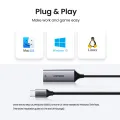 UGREEN USB C to Ethernet Adapter RJ45 to Thunderbolt 3 Type C Gigabit Network LAN Converter 10/100/1000Mbps for MacBook Pro Air, iPad Pro, Galaxy S20 S10 S9, XPS 13 15, Surface Book 2 Go, Chromebook. 