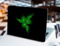 Razer-venom Laptop Skin Sticker Decal 12" 13" 13.3" 14" 15" 15.4" 15.6 inch Laptop Universal Netbook PC Notebook Vinyl Reusable Skin Sticker Cover Art Decal Case Protector Personalized, Teal Turquoise Marble. 
