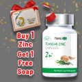 TIENS Zinc Supplement - Boost Immune Health, Enhance Skin Vitality, Support Metabolism, Essential Mineral, High Absorption Formula. 
