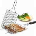 Bar B Q Stainless Steel Hand Grill For Fish and Chicken Meat Grill Grill pan. 