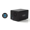 Orico NS200RU3 2-Bay USB Hard Drive Enclosure w. Raid - USB3.0, Black. 