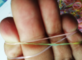 Rubber Band Girls Small Hair Tie Elastic Flexible High Quality Imported Pony Pack of 100. 