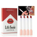 HNADAIYAN 4 Pcs Little Small Smoke Tube Cigarettes Lipstick Lip Gloss Lipstick Matte Lipstick Set Long Lasting 24 Hours. 