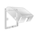 Self-Adhesive Waterproof Socket Protection, Anti-Dust Wall Mounted Cover, Socket Covers. 