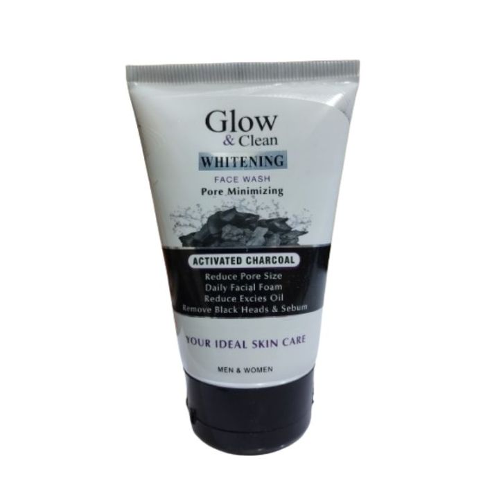 Glow and Clean Whitening Face Wash With Activated Charcol Pore Minimizer