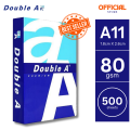 Double A - A11 Size Paper 80gm | Single Ream (500 Sheets). 