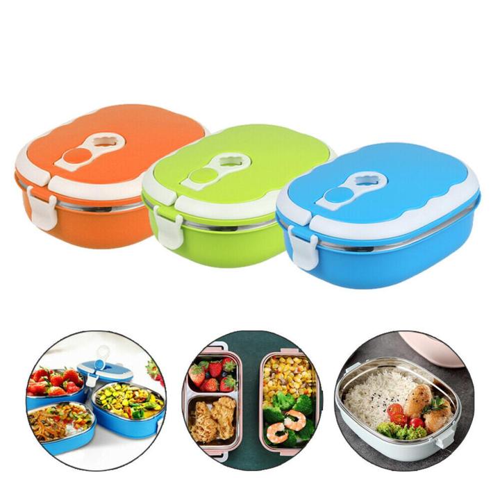 Thermal%20Lunch%20Box%20Bento%20Lunch%20Box%20with%20Stainless%20Steel%20Thermal%20Insulation,%201%20Layer%20of%20Food%20Containers%20Leak%20Proof%20For%20Kids,%20Adult%20KEEP%20FOOD%20WARM%20suitable%20for%20School,%20Office%20or%20Picnic%20-%20Image%202