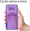 For OPPO A15 - Luxury Mirror View Full Body Protection Camera Protective Back Cover Case Front Cover Case Flip Cover Case For OPPO A15. 
