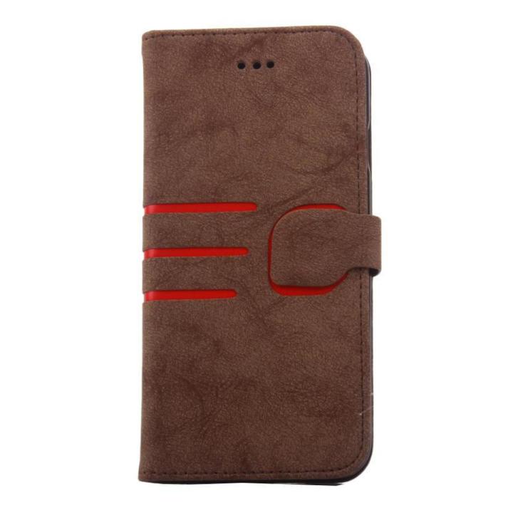 Flip Case For Samsung Galaxy S4  - Brown