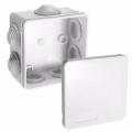 CCTV Weatherproof 4x4 PVC Outdoor Camera Junction Box IP65. 
