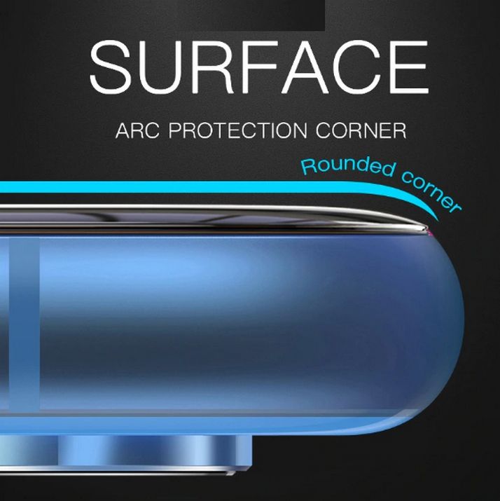 For Huawei Honor 8X 3D Tempered Glass Screen Protector Full Screen - Black