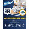 Vacuum Storage Bags Compression Bags Space saver Premium Vacuum Bags. 80% More Storage! Double-Zip Seal and Triple Seal Turbo-Valve for Max Space Saving!. 