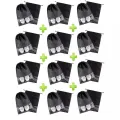 Pack of 12 - Travel Shoes Storage bag with clear window non-woven with PVC Bag. 