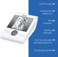 Beurer - BM 28 Upper Arm Blood Pressure Monitor With Universal Cuff White. 