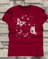 New Collection Moon Star-Saten- Printed Trendy t-shirt for girls and women. 