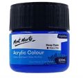 MONT MARTE ACRYLIC PAINT 100ML DEEP CYAN. 