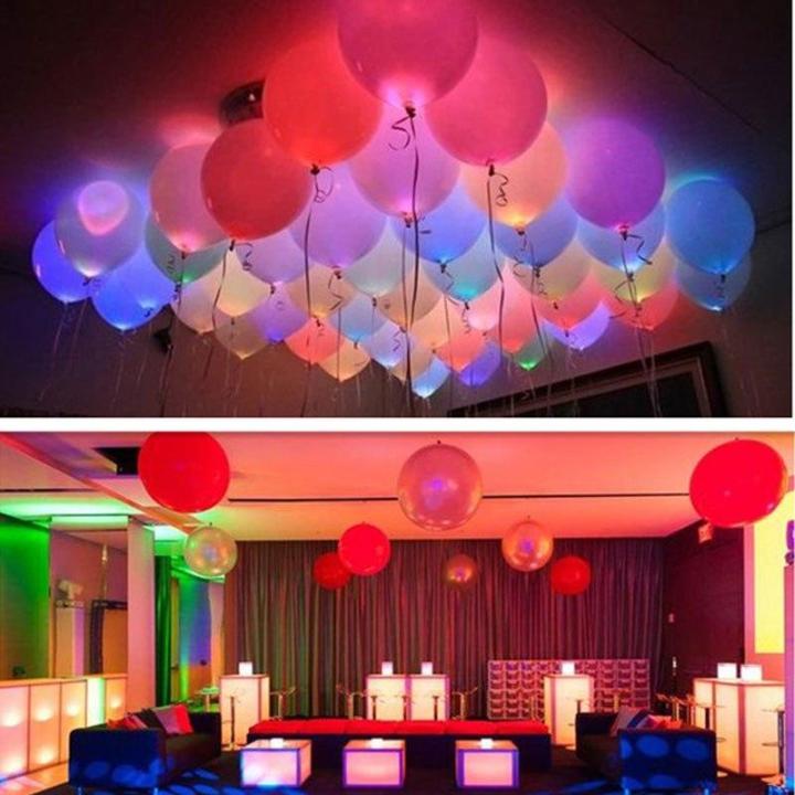 Pack Of 20 Led Glowing Light up Balloons For New Year Celebrations and Parties