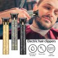 Professional T9 Hair Trimmers Golden Dragon, Hair Clippers T Liner outliner Trimmer for Men t9 Vintage line up Detailer Electric Cordless Barber Trimmer 0mm Bald Head Beard Trimmer edgers Clippers (Gold). 