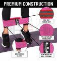 Fabric Resistance Bands Heavy Duty Booty Bands Glutes Hip Band Leg Set Hip Circle Workout Band. 