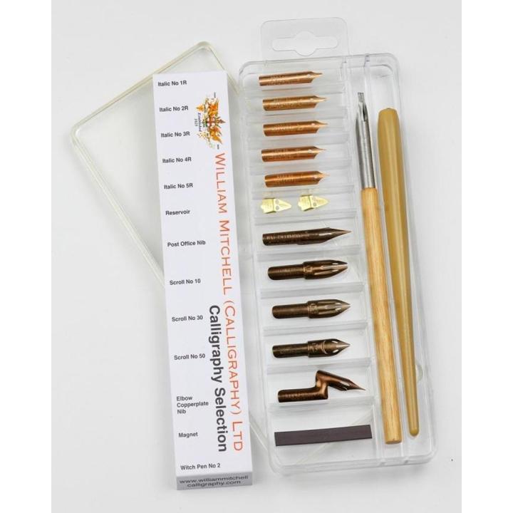 William Mitchell Calligraphy : Calligraphy Selection Dip Pen Set  WM35902