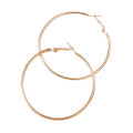 40mm 60mm 70mm 80mm Hoops Exaggerate Big Smooth Circle Hoop Earrings Simple Party Round Loop Earrings for Women Jewelry. 