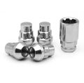 1 Set - Anti Theft Wheel Nuts Lock (M12 x 1.5) (Universal Open Ended Wheel Nut Lug - Car Wheel Nuts Lock with Unique Key). 