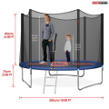 Trampoline 10 Feet Round Trampoline and Enclosure with spring. 