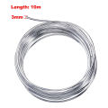 3mm Aluminium Wire 10M Craft  Wire for Jewellery Making Clay Modelling Bonsai and Model. 