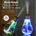 LED Lamp Air Water Mist Humidifier Bulb Air Freshener Beautiful Mini Lam Style Night Light Humidifier Bulb KN-33. 