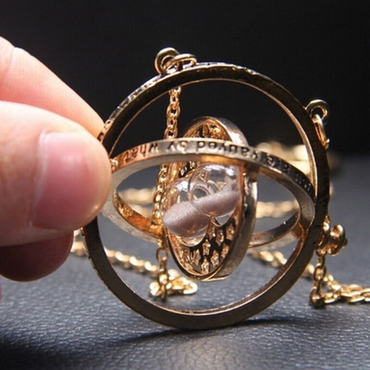 Harry Potter Hermione Granger Turner Pendant Necklace Hourglass Collar Jewelry