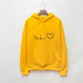 Yeah you cute printed couple best friends pullover hoodies. 