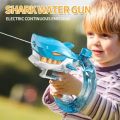 Electric Water Gun for Adults & Kids Shark Automatic Water Guns, High Pressure Water Guns for Children Sharks Electric Water Gun Large Capacity Shooting Game Toys Cannon Summer Outdoor Waters Fights Beach Children's Toy Gifts. 