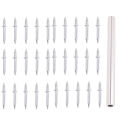 【BestGO】10/30Pcs Double Headed Carbon Steel Nail for Seamless Wood Paneling Non-marking Nails Cement Nails Double-headed Nails Skirting Line Seamless Nail. 