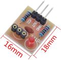 5V Laser Sensor Module For Arduino AVR(KY-008 Laser Transmitter +Laser Receiver Sensor Module Non-modulator Tube). 