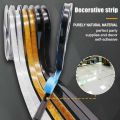 6M Ceramic Tile Mildew proof Gap Tape Ceiling Edge Strips Self-adhesive Waterproof Seam Sticker. 
