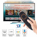 Voice Control Air Remote Mouse - 2.4GHz Wireless With Gyro Google Microphone Remote IR Learning 6-axis for All Kinds Of Android TV Box / PC and Other Devices - (G10s). 