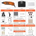 TACKLIFE Rotary Tool Kit With Upgraded MultiPro_Keyless Chuck Versatile Accessories And 4 Attachments And Carrying Case Multi-Functional - RTD35ACL. 