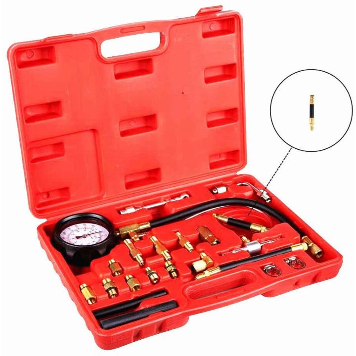 Petrol Diesel Fuel Pressure Gauge Tester Fuel Injection Pump Diagnostic Tool
