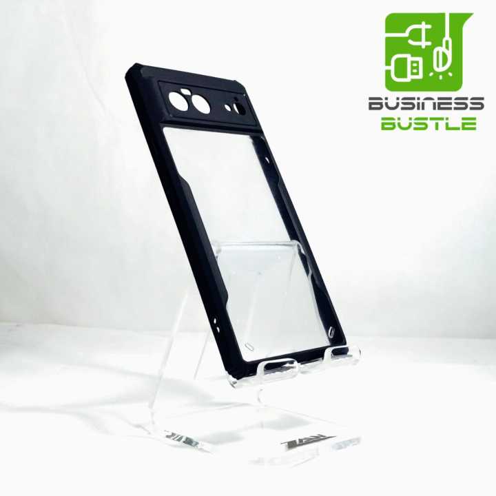 Google%20Pixel%206%20Case%20ipaky%20Protecticve%20Anti-Shock%20Clear%20Transparent%20Cover%20-%20Black%20-%20Image%204