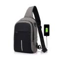 Small usb charge shoulder bag men messenger bags male waterproof sling chest bag boy travel bagpack men cross body bags. 