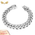 Super Charm Bracelet Fine Workmanship Cuban Link Chain Men Bracelet. 