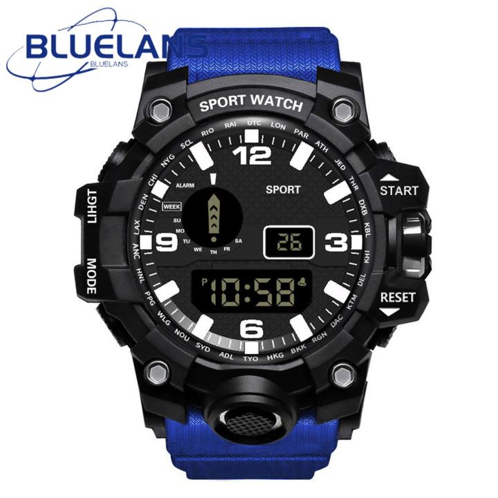Electronic Watch Week Display Stopwatch Life Waterproof Digital Watch