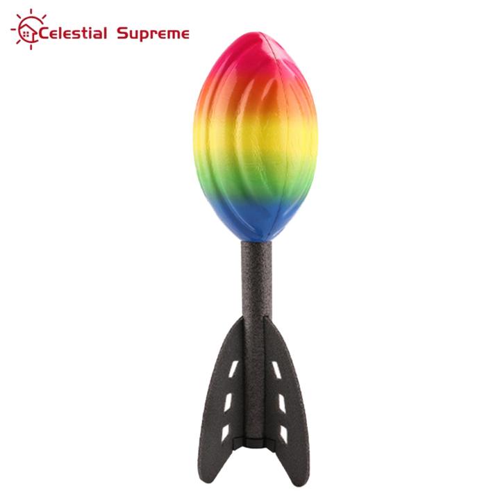 Throwing Rocket Toy Portable Flying Rocket Throwing Foam Ball