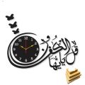 Decor Club wooden Wall Clock 3D Wooden Watch DIY Design Decoration HOME With Birds Numeral Quartz For Home Decor Living Room And Offices And For Gifts. 