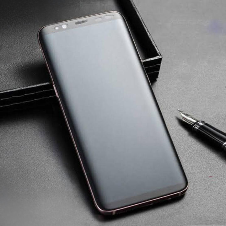 Samsung Galaxy S8/S9 Ceramic Matte Screen Protector, Unbreakable Edge-to-Edge Flexible Sheet for Full Coverage